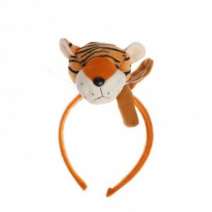 Карнавальный ободок «Тигр», цвета МИКС
