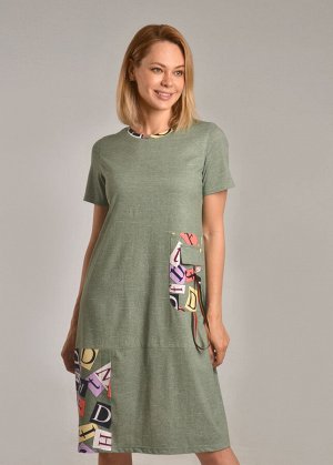 Платье женское "МАРСЕЛЬ-1" (зеленый №30)