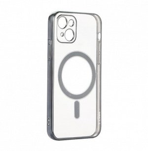 Силиконовый прозрачный чехол для Iphone MagSafe Magnetic Power