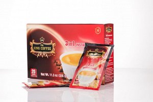Кофе РАСТВОРИМЫЙ King Coffee, 3 в 1 (20 пач.*16гр)