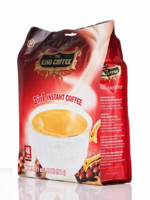 Кофе РАСТВОРИМЫЙ King Coffee, 3 в 1 (48 пач.*16гр)