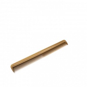 Расчёска для стрижек TNL , комбинированная, узкая,  215 мм, бронза, ТНЛ