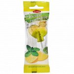 Азбука Здоровья Леденцовая карамель на палочке с витамином С со вкусом лимона с мятой БАД 17 г