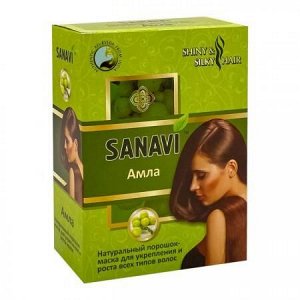 Порошок для ухода за волосами "Амла" SANAVI 100г