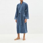 VELNES XXXXL (синий) Мужской Халат