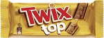 Печенье Twix Top, в молочном шоколаде, 21 г