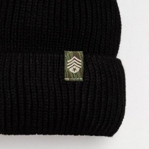 Комплект (шапка, снуд) для мальчика, цвет чёрный, размер 52-54
