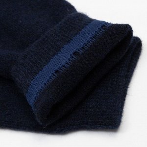 Носки женские шерстяные, цвет синий, р-р 23-25 (р-р обуви 36-40)