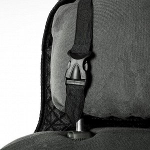 Накидка на сиденье, натуральная шерсть, серая
