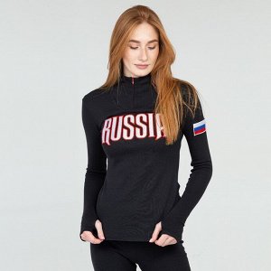 Modno.ru Термобельё женское (джемпер, лосины) цвет чёрный, размер 48