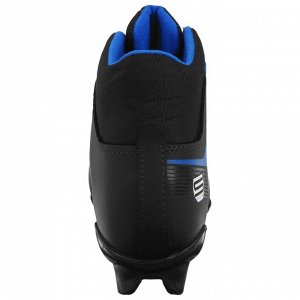 Ботинки лыжные TREK Sportiks SNS ИК, цвет чёрный, лого синий, размер 36