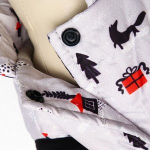 Куртка для собак "Полянка", размер XXL, белая