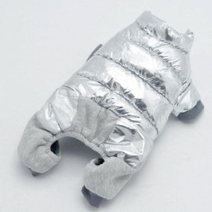Комбинезон "Космонавт", размер 8 (ДС 23 см, ОГ 30, ОГ 22 см), серебряный
