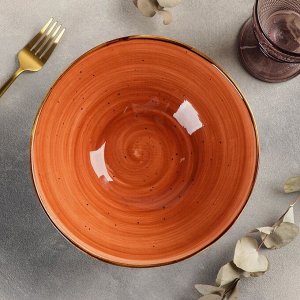 Салатник «Сапфир», 1,3 л, 22x7,3 см, цвет оранжевый