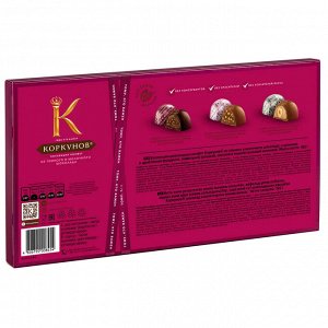 Конфеты Коркунов, Ассорти из темного и молочного шоколада, 192г