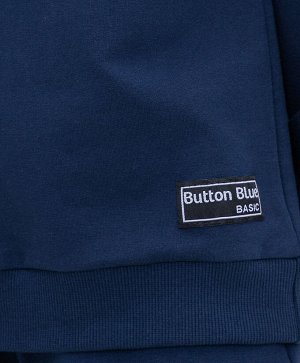 Button-blue Футболка с длинным рукавом синяя Button Blue
