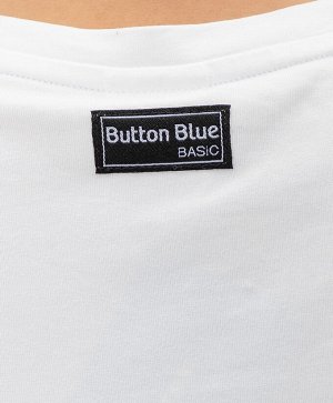 Белая футболка Button Blue