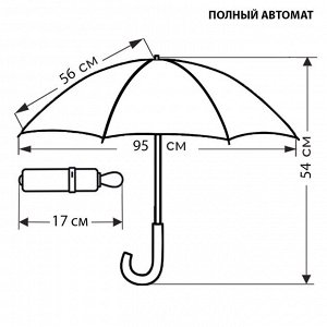 Goroshek Зонт мужской Классический полный автомат [33929-6]