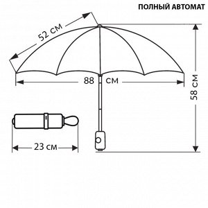 Зонт мужской Классический Полный автомат [RT-34910]