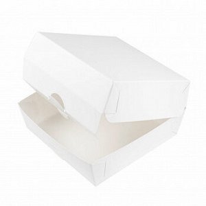 Коробка для бенто-торта моноблок без окна 120х120х70 мм