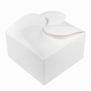 Коробка для бенто-торта с подложкой без окна 140х140х80 мм