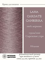 Пряжа для вязания Lanecardate, 115 гр., Сиреневое утро
