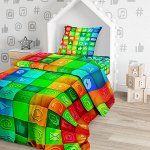 Комплекты постельного белья из бязи JUNO  Социальные сети 1,5 сп