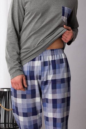 KEY MNS 430 2 B21 Пижама мужская со штанами