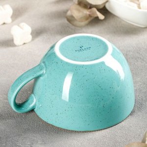 Чашка чайная Turquoise, 340 мл, цвет бирюзовый