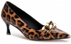 929003/04-04 леопардовый иск.кожа лак женские туфли (О-З 2021)