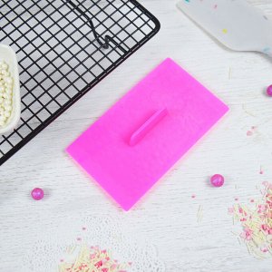 Печать штамп для мастики и теста Решетка ромб с цветком