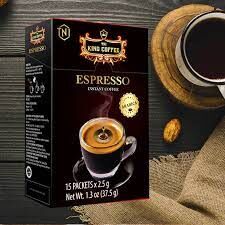 "Растворимый черный кофе из зерен Арабики King Coffee  15 пакетов*2,5гр "