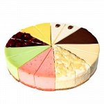 Пирог сырный Чизкейк Ассорти Микс 2кг 16 порций