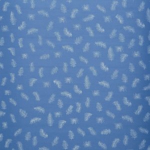 Штора рулонная «Пёрышки», блэкаут, 120?180 см, цвет голубой