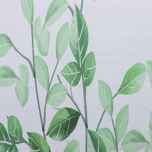 Штора рулонная «Ветви», блэкаут, 120?200 см, цвет белый