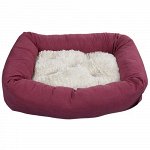 Pawise Лежанка д/соб съемная подушка красная р.S 55,9*13,5*10,2см (1/12)