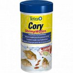 TetraCory Shrimp Wafers корм-пластинки с добавлением креветок для сомиков-коридорасов 100 мл