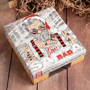 Набор подарочный «Новый год: Bad Santa» полотенце и аксессуары