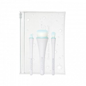Набор мини-кистей для макияжа с косметичкой EcoTools All Eyes On Me Mini 360 Ultimate Brush Kit