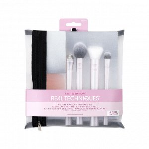 Набор для макияжа с косметичкой Real Techniques Me-Time Makeup + Skincare Kit