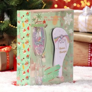 Подарочный набор «Christmas Magic», 2 предмета: массажные расчёски, рисунок МИКС