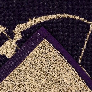 Полотенце махровое Этель "Стрелец" фиолетовый, 67х130 см, 100% хлопок, 420гр/м2