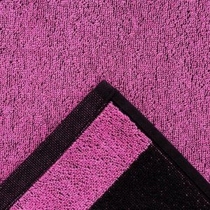 Полотенце махровое Этель "Овен" розовый, 67х130 см, 420 гр/м2, 100% хлопок