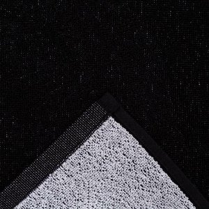 Полотенце махровое Этель "Телец" чёрный, 67х130 см, 420 гр/м2, 100% хлопок