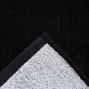 Полотенце махровое Этель "Козерог" чёрный, 67х130 см, 420 гр/м2, 100% хлопок