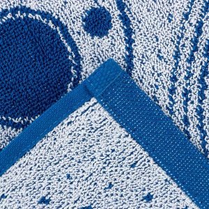 Полотенце махровое Этель "Козерог" синий, 67х130 см, 100% хлопок, 420гр/м2