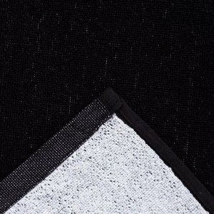 Полотенце махровое Этель "Стрелец" чёрный, 67х130 см, 420 гр/м2, 100% хлопок
