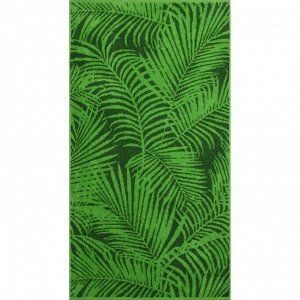 Полотенце махровое Tropical color, 100х150 см, цвет зелёный