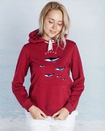 Толстовка Ocean Bordo женская