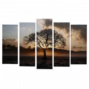 Картина модульная на подрамнике "Дерево жизни" 125х80 см (1-25х80; 2-25х70; 2-25х63)